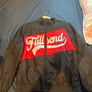 Full Send Women's Black and Red Jacket